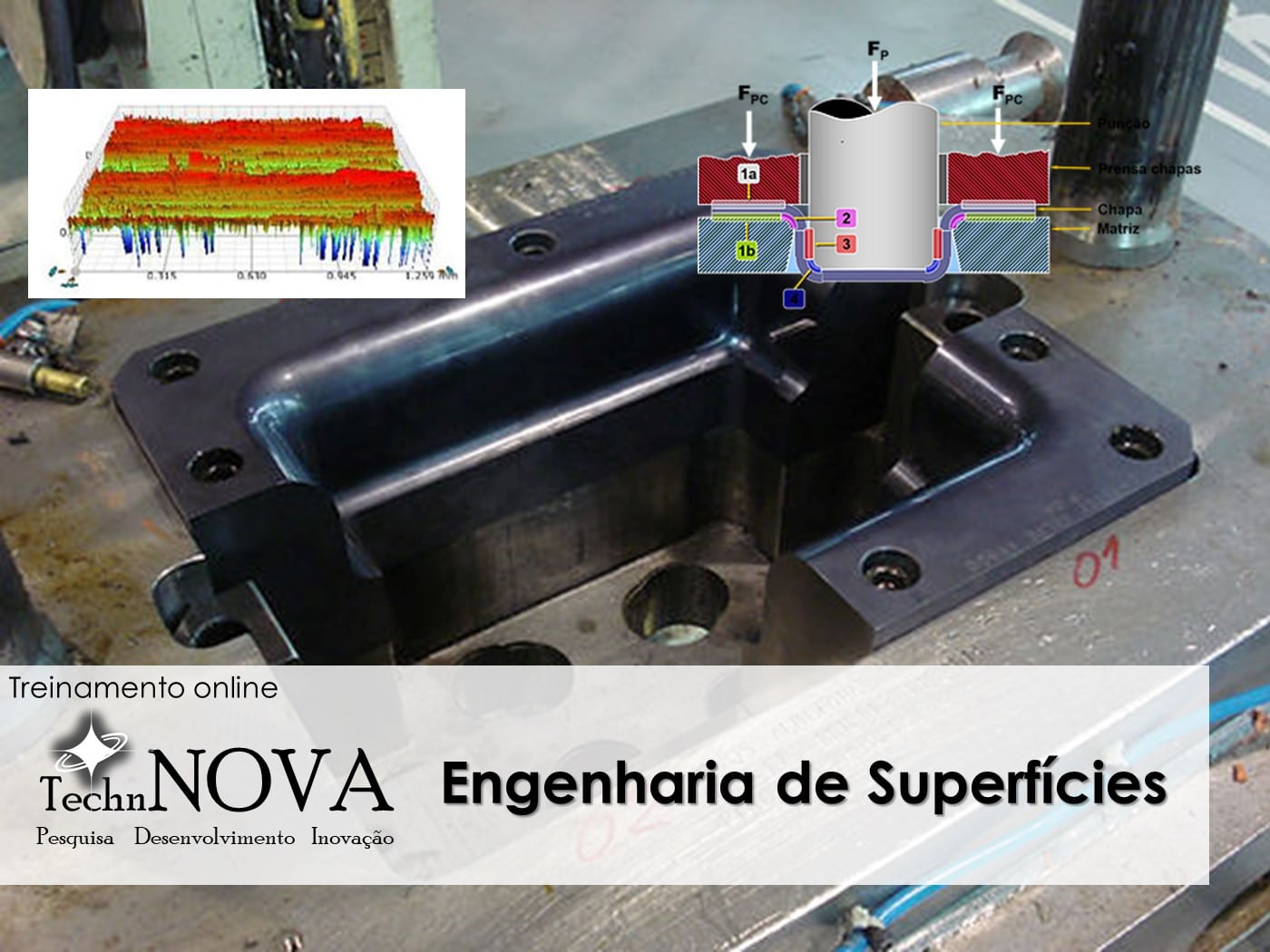 Imagem do Curso Engenharia de Superfícies para Estampagem